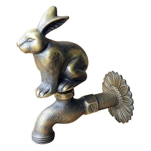 銅製水龍頭-兔子